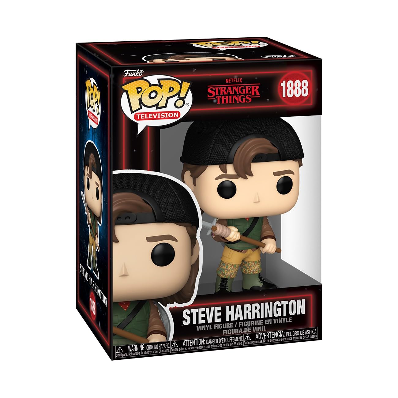 【希少】funko pop ストレンジャーシングス スティーブ Funko POP! TV: Stranger Things Season 5 - Steve - Collectable